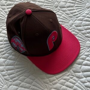 Phillies Brown and Red Baseball Cap
